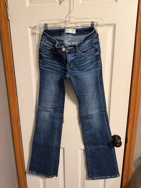 BKE Women's Medium Dark Blue Flare Jeans